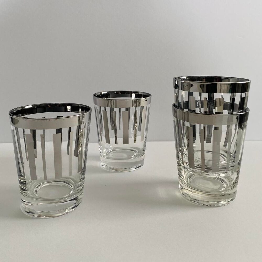 MCM Lowball Glasses by Dorothy Thorpe